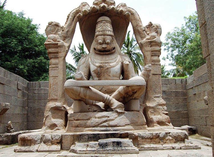 Lakshmi Narsimha Temple, Hampi in India